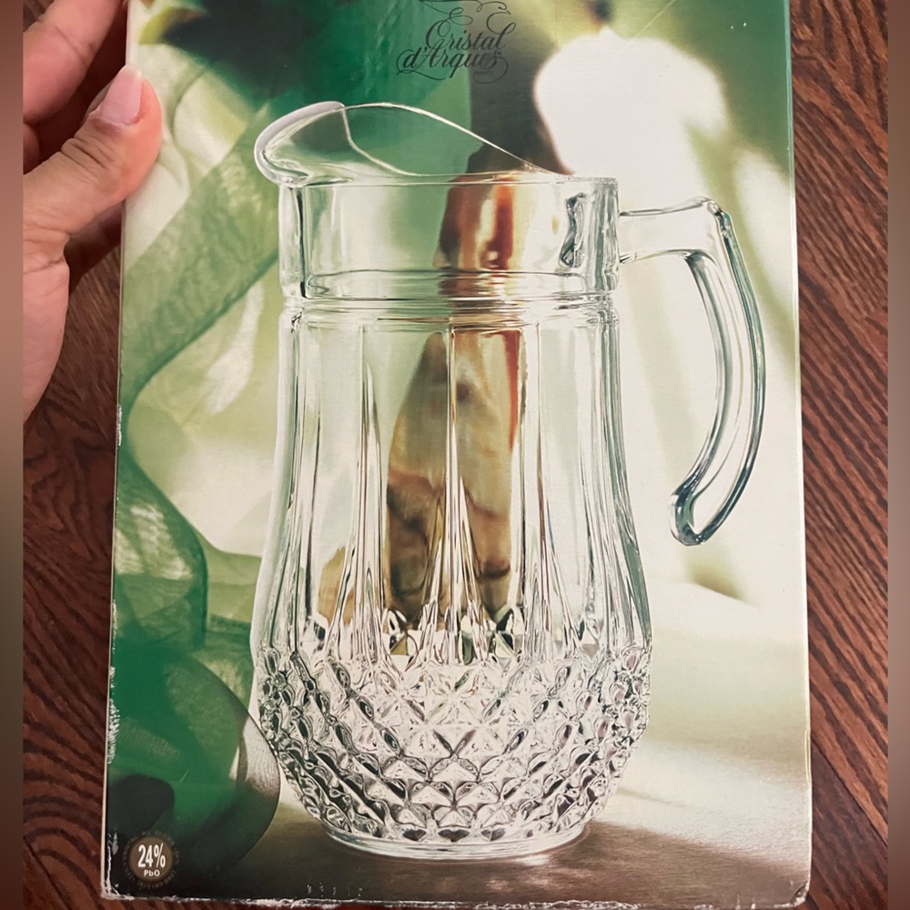 Crystal Glass Pitcher